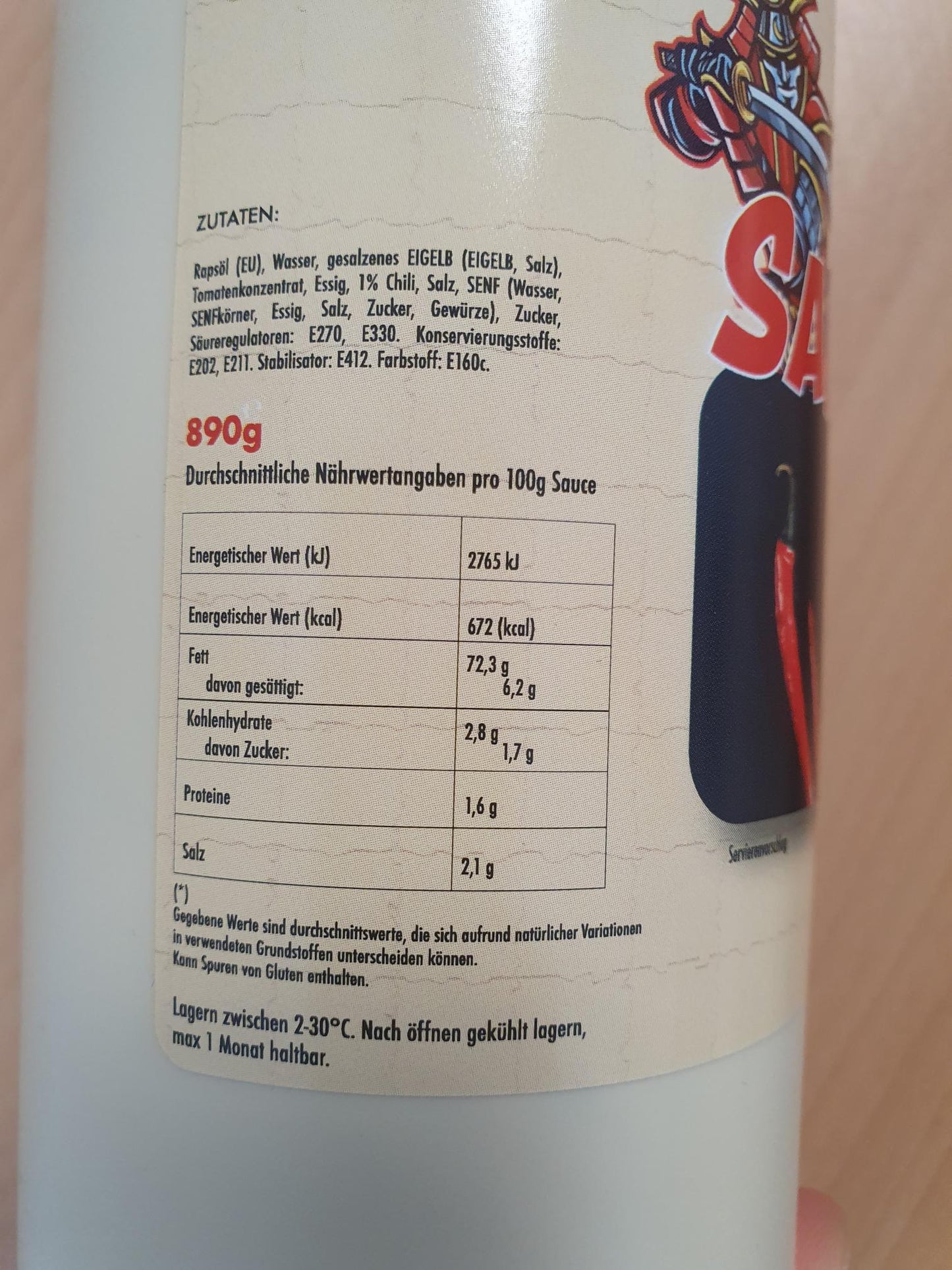 Samurai Soße | 925ml | Tube
